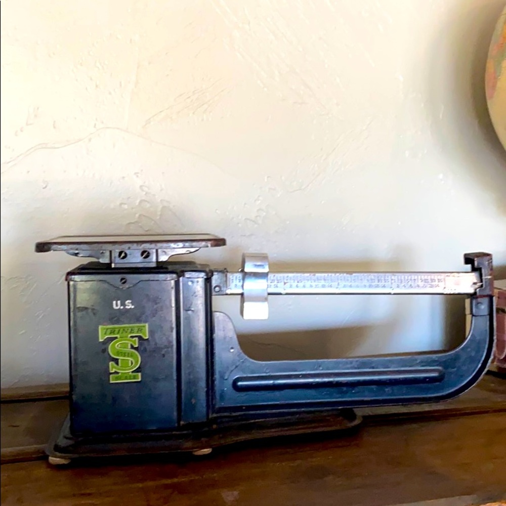 US Triner Steel Scale 4lbs Functional Vintage